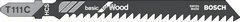 Tikksaeterad puidule Bosch T111C, 5 tk hind ja info | Käsitööriistad | kaup24.ee