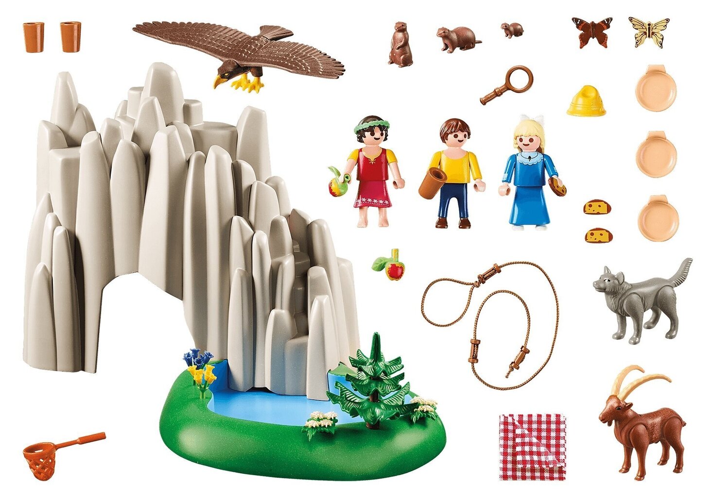 Kristalljärv 70254 PLAYMOBIL® Heidi цена и информация | Klotsid ja konstruktorid | kaup24.ee