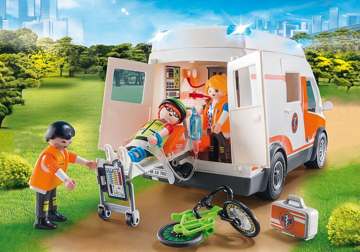 70049 PLAYMOBIL® City Life, Kiirabi tulede ja heliga hind ja info | Klotsid ja konstruktorid | kaup24.ee