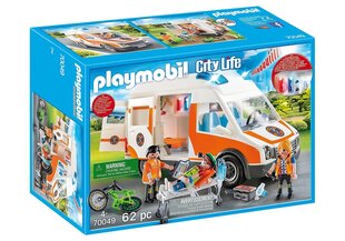 70049 PLAYMOBIL® City Life, Скорая помощь со звуками и огнями цена и информация | Конструкторы и кубики | kaup24.ee