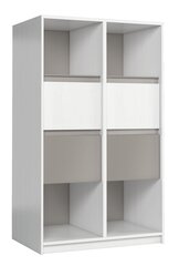 Шкафчик Mati R4S, белый/серый цена и информация | Комоды | kaup24.ee