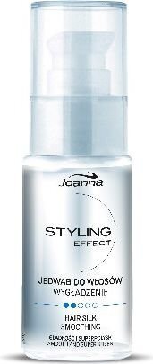 Juustele siidise pehmuse andev toode Joanna Hair Silk 30 ml цена и информация | Maskid, õlid, seerumid | kaup24.ee