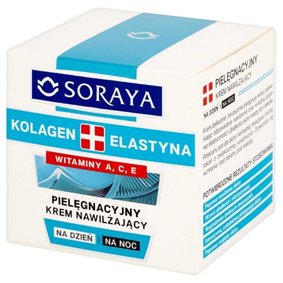 Niisutav näokreem Soraya Kolagen + Elastyna 50 ml hind ja info | Näokreemid | kaup24.ee