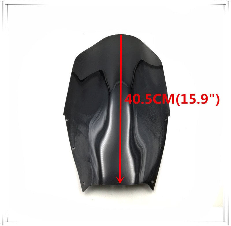 Esiklaas TDM900 Yamaha TDM 900 2002-2014 mootorratta esiklaasi esiklaasi deflektor, must selge 2013 2012 2011 2010 hind ja info | Moto aksessuaarid | kaup24.ee