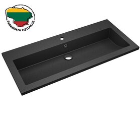 Valamu Aquasanita BQA100, 601 Black metallic цена и информация | Раковины | kaup24.ee