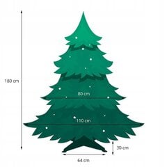 Искусственная елка. Скандинавский европеец Сибирский 180см цена и информация | Искусственные елки | kaup24.ee