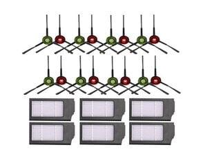 22 tk asendusvaruosad pestav küljehari Hepa filter Ecovacs Deebot T10 robottolmuimejale цена и информация | Промышленные пылесосы | kaup24.ee