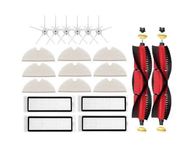 21 TK Xiaomi Roborock S6/S5/S60/S65/S51/S55/T6/T7Pro/E25/E35/T4/T5/S5MAX/S6Pure/E4/E5 tolmuimeja tarvikud hind ja info | Tööstuslikud tolmuimejad | kaup24.ee
