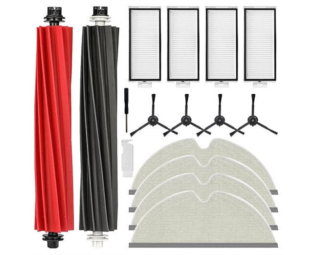 Roborock Q8 Max/ Q5 Pro/ Q8 Max +/Q5 Pro+ tolmuimeja peamise küljeharja Hepa filtriga mopilapp цена и информация | Tööstuslikud tolmuimejad | kaup24.ee