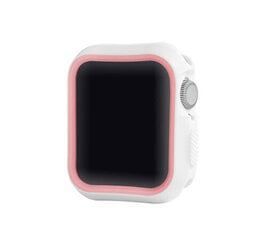 Kaitseümbris Devia Dazzle Series sobib Apple Watch 4 (44mm), Valge/Roosa цена и информация | Аксессуары для смарт-часов и браслетов | kaup24.ee