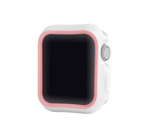 Kaitseümbris Devia Dazzle Series sobib Apple Watch 4 (44mm), Valge/Roosa hind ja info | Nutikellade ja nutivõrude tarvikud | kaup24.ee
