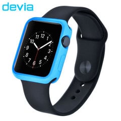 Kaitseümbris Devia Colorful sobib Apple watch (38mm), Sinine hind ja info | Nutikellade ja nutivõrude tarvikud | kaup24.ee