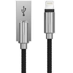 USB кабель Devia Storm lightning 1м, черный цена и информация | Кабели для телефонов | kaup24.ee