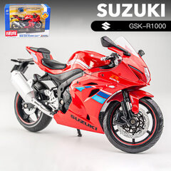 1:12 Diecast mootorratta mudeli mänguasi F-Suzuki Suzuki GSX-R1000 vedrustus Maastikusõidukite mootorratta kollektsiooni mudeli kingitus hind ja info | Mudelautode kollektsioneerimine | kaup24.ee