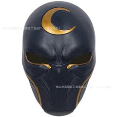 Mask Halloween Moonlight Knight Golden Moon Black hind ja info | Karnevali kostüümid | kaup24.ee