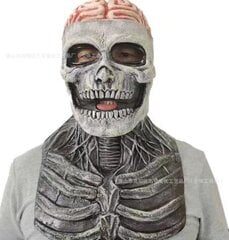 Mask Halloween Skull Long hind ja info | Karnevali kostüümid | kaup24.ee