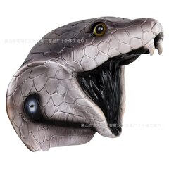 Mask Halloween Cobra Black Mouth hind ja info | Karnevali kostüümid | kaup24.ee