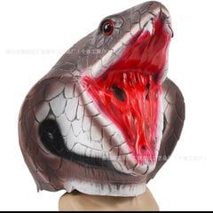 Mask Halloween Cobra Red Mouth hind ja info | Karnevali kostüümid | kaup24.ee