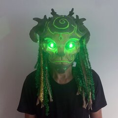 Mask Halloween Glow Tree Man Elf hind ja info | Karnevali kostüümid | kaup24.ee