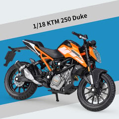 1:12 Scale KTM RC8 sulamist tõukeratas Sport Jalgratas Surveheitmed Lastele Mänguasjad Mootorrattad Sõidukid Võidusõidumudelid Koopiad Ruumikujundus Kingitus poistele hind ja info | Mudelautode kollektsioneerimine | kaup24.ee