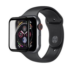 Karastatud kaitseklaas Devia 3D Curved kellale Apple Watch (40mm), Läbipaistev цена и информация | Аксессуары для смарт-часов и браслетов | kaup24.ee