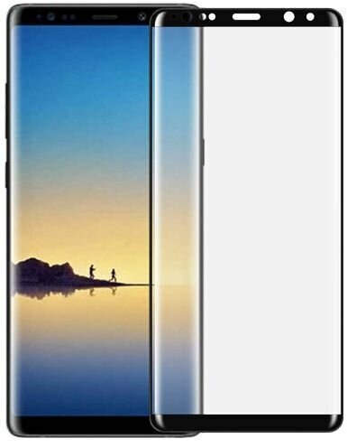 Devia 3D Curved karastatud klaasist ekraanikaitse Samsung Galaxy Note 8, Must цена и информация | Ekraani kaitsekiled | kaup24.ee