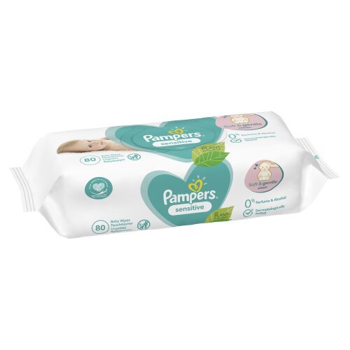 Salvrätikud Pampers Sensitive, 4x80 tk цена и информация | Niisked salvrätikud | kaup24.ee