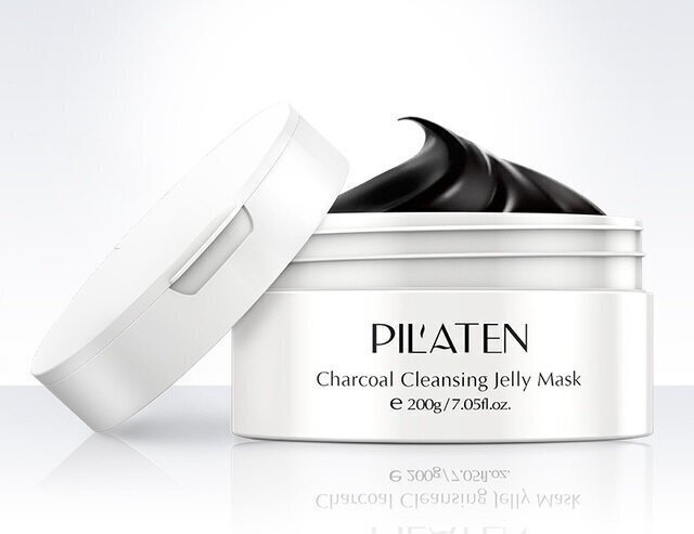 Puhastav näomask Pilaten Charcoal 200 g hind ja info | Näomaskid, silmamaskid | kaup24.ee