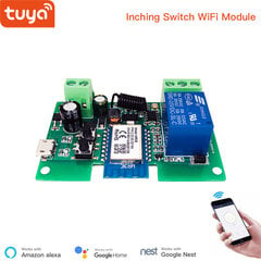 Smart Module USB 7-32v Diy 1 Channel Jog Inching Iselukustuv Wifi Juhtmeta Smart Home Switch kaugjuhtimispult koos Alexaga - Automatiseerimismoodulid - AliExpress цена и информация | Аксессуары для Smart TV | kaup24.ee