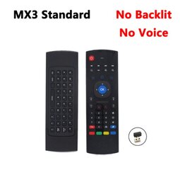 Mx3 Air Mouse Voice Taustavalgustuse kaugjuhtimispult 2,4g Rf juhtmeta klaviatuur Android-teleri jaoks – Kaugjuhtimispult – AliExpress hind ja info | Smart TV tarvikud | kaup24.ee