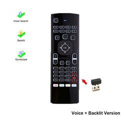 Mx3 Air Mouse Voice Taustavalgustuse kaugjuhtimispult 2,4g Rf juhtmeta klaviatuur Android-teleri jaoks – Kaugjuhtimispult – AliExpress hind ja info | Smart TV tarvikud | kaup24.ee