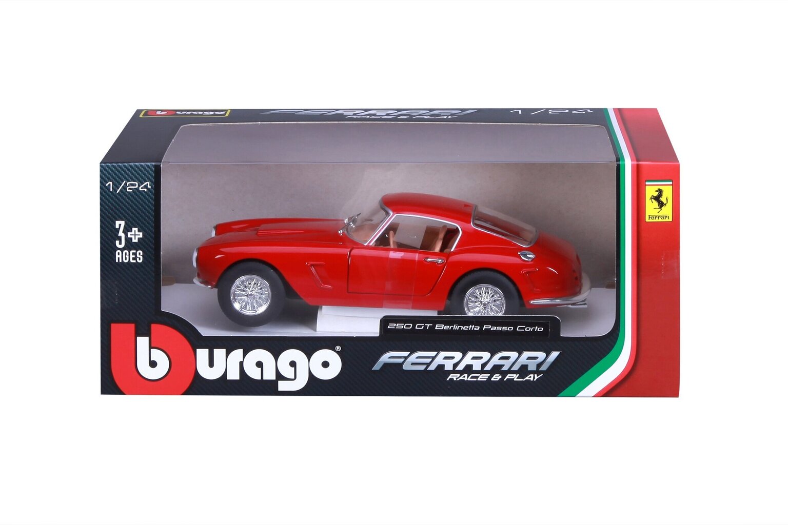 Mudelauto Bburago 1/24 Ferrari RP 250 GT Berlinetta Passo Corto, 18-26025 hind ja info | Poiste mänguasjad | kaup24.ee