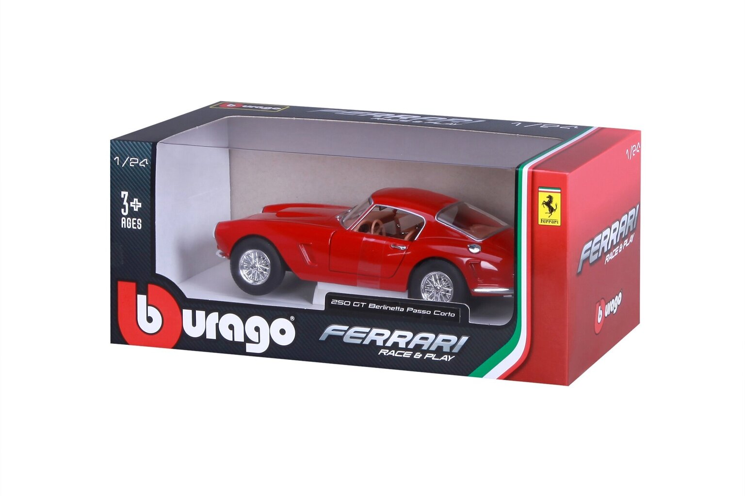 Mudelauto Bburago 1/24 Ferrari RP 250 GT Berlinetta Passo Corto, 18-26025 hind ja info | Poiste mänguasjad | kaup24.ee