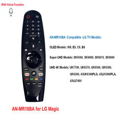 Voice Magic TV kaugjuhtimispult Originaal/koopia An-mr18ba An-mr19ba Mr20ga An-mr600 An-mr650a Lg Led Oled Uhd Smart TV jaoks - Kaugjuhtimispult - AliExpress цена и информация | Аксессуары для Smart TV | kaup24.ee