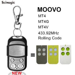 Mhouse Moovo kaugjuhtimispuldi vahetus Mhouse Tx4 Tx3 Gtx4 Gtx4c Moovo Mt4 Mt4v Mt4g kaugjuhtimispult Garaažiukse avaja 433mhz - Ukse kaugjuhtimispult - AliExpress цена и информация | Аксессуары для Smart TV | kaup24.ee