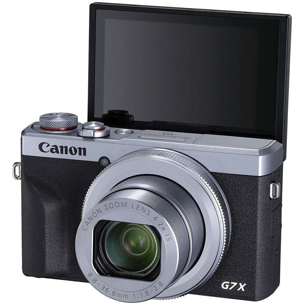 Canon PowerShot G7 X Mark III (Silver) цена и информация | Fotoaparaadid | kaup24.ee