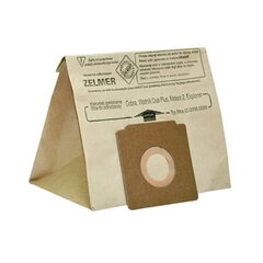 Tolmuimeja Kott Invest Eco Paper Zelmer 2000, 2010, Cobra, Cobra 2000.0 E, Cobra 2000.5 E (5 tk) + filtrid (2 tk) цена и информация | Аксессуары для пылесосов | kaup24.ee