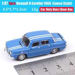 1/87 Pisikesed kaalud Universaalsed hobid Renault 8 1962 Renault 8 Gordini 1966 Diecasts & Vehicle Auto Model Mänguasjad Miniatuuride kollektsioon цена и информация | Коллекционные модели автомобилей | kaup24.ee