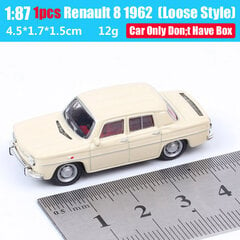 1/87 Pisikesed kaalud Universaalsed hobid Renault 8 1962 Renault 8 Gordini 1966 Diecasts & Vehicle Auto Model Mänguasjad Miniatuuride kollektsioon цена и информация | Коллекционные модели автомобилей | kaup24.ee