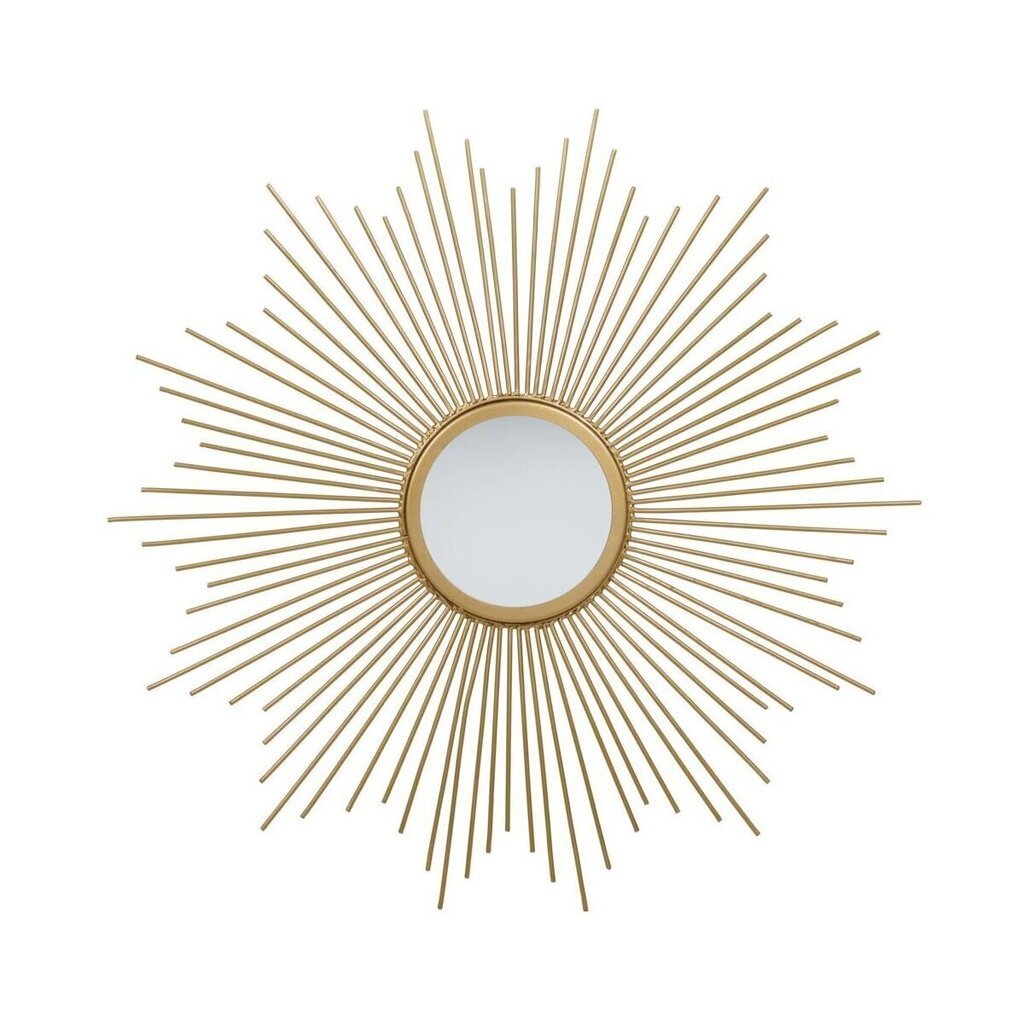 Dekoratiivne peegel Inspire Sun, kuldne hind ja info | Peeglid | kaup24.ee