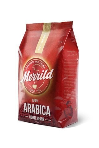 Kohvioad MERRILD Arabica, 1 kg цена и информация | Kohv, kakao | kaup24.ee