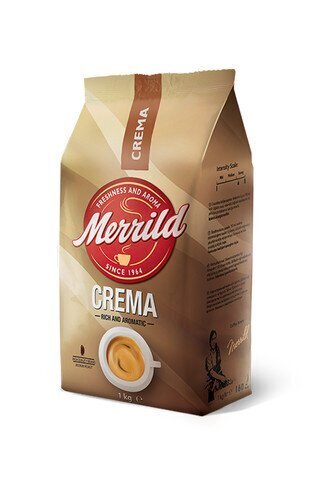 Kohvioad MERRILD Crema, 1kg hind ja info | Kohv, kakao | kaup24.ee