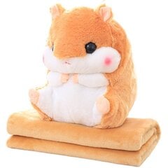 Suur plüüsist mänguasi Hamster koos tekiga 110x160 цена и информация | Мягкие игрушки | kaup24.ee