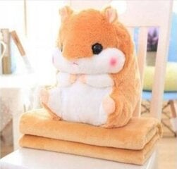 Suur plüüsist mänguasi Hamster koos tekiga 110x160 цена и информация | Мягкие игрушки | kaup24.ee