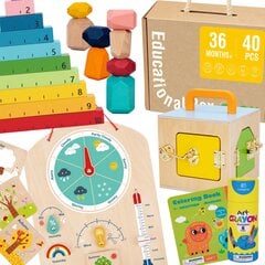 Hariv montessori pusle Tooky Toy L-TK755 6in1 цена и информация | Развивающие игрушки | kaup24.ee