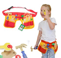 Lastele mõeldud puusepatööriistadega vöö Masterkidz L-MK08558 12d. цена и информация | Развивающие игрушки | kaup24.ee