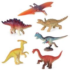 Dinosauruste figuuride komplekt Woopie L-47108 18 tk. цена и информация | Игрушки для мальчиков | kaup24.ee