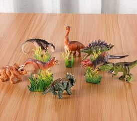 Dinosauruste figuuride komplekt Woopie L-47115 18 tk. цена и информация | Игрушки для мальчиков | kaup24.ee