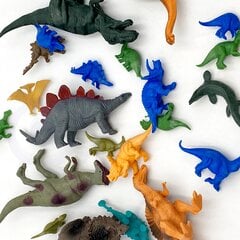 Dinosauruse figuuride komplekt Woopie L-47153 34 tk. цена и информация | Игрушки для мальчиков | kaup24.ee