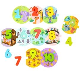 Hariv montessori pusle Tooky Toy L-TL496 цена и информация | Развивающие игрушки | kaup24.ee